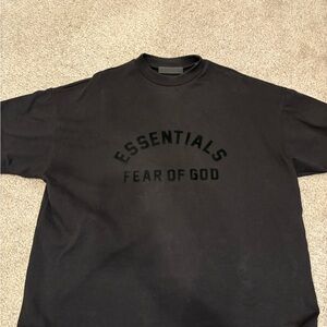 Essentials Classic Black Tee